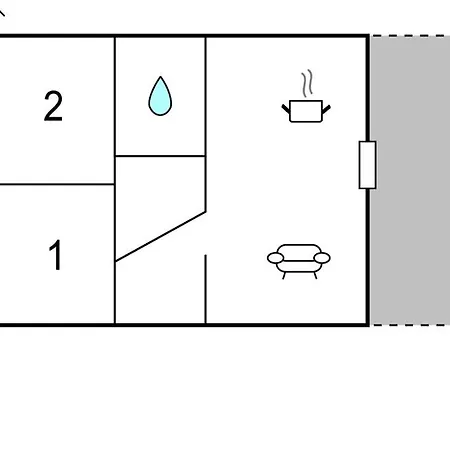 Two-bedroom In شقة Metković